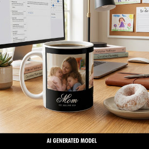 Mama hat drei Foto-Mutterschaftsgeschichte Kaffeetasse