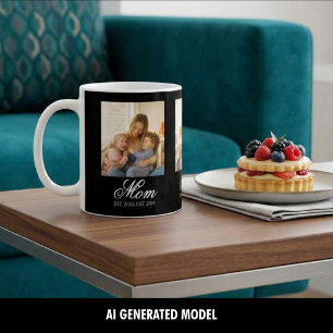 Mama hat drei Fotos unvergesslicher Erinnerungen g Kaffeetasse