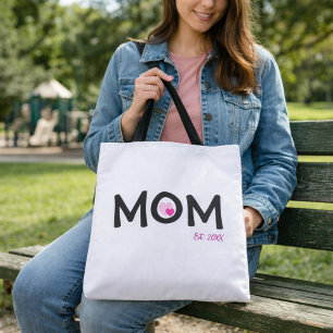 Mama hat ein doppeltes, verschachteltes rosa Herz