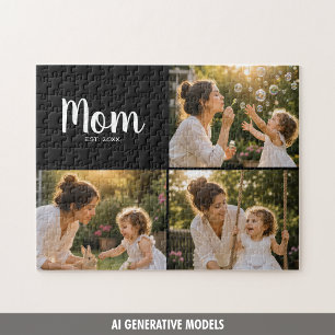Mama hat ein Foto-Erinnerungsgeschenk eingerichtet Puzzle
