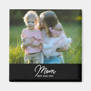 Mama hat ein Foto-Geschenkmagneten eingerichtet Magnet