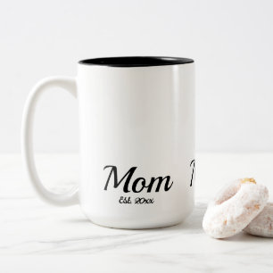 Mama hat ein neues Geschenk für Mama - Zweifarbige Tasse