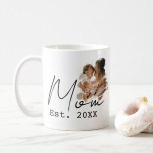 Mama hat einfaches Skript benutzerdefiniertes Foto Kaffeetasse