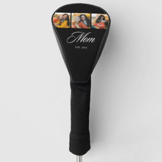 Mama hat elegante Schrift 3 Foto Golf Headcover