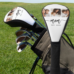 Mama hat elegante Schrift weiß 3 Foto Golf Headcover