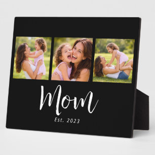 Mama hat elegantes Schrift Schwarz 3 Foto Fotoplatte