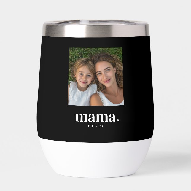 Mama hat Foto eingerichtet  (Rückseite)