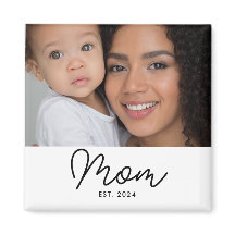 Mama hat Foto-Geschenk eingerichtet 