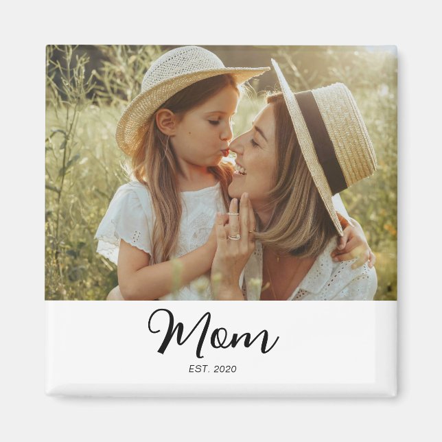 Mama hat Foto-Geschenk eingerichtet  Magnet (Vorne)