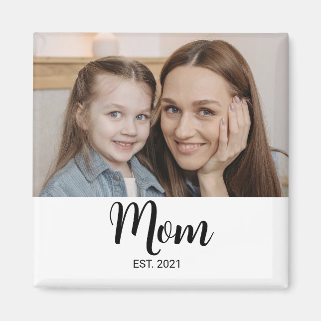 Mama hat Foto-Geschenk etabliert Magnet (Vorne)