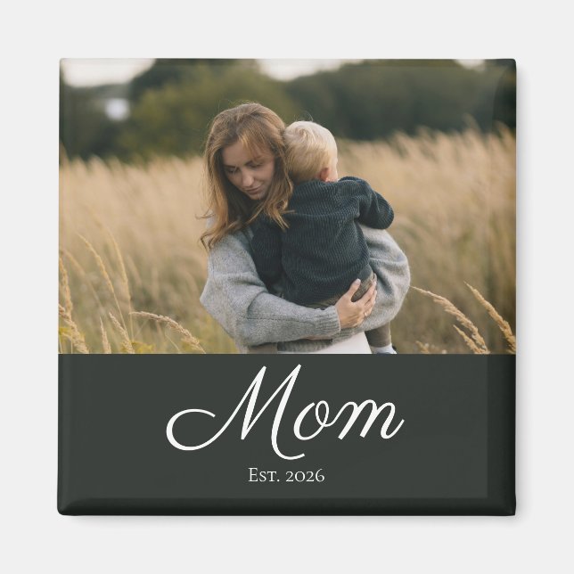 Mama hat Foto-Geschenk etabliert Magnet (Vorne)