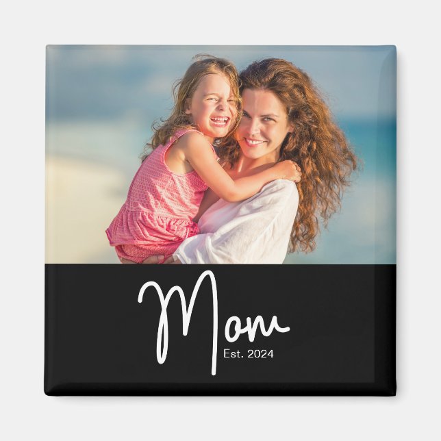Mama hat Foto-Geschenk etabliert Magnet (Vorne)