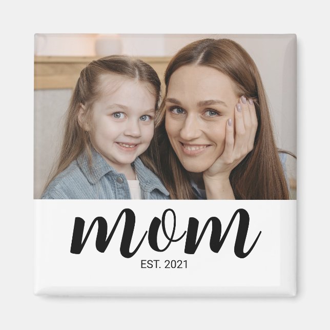 Mama hat Foto-Geschenk etabliert Magnet (Vorne)