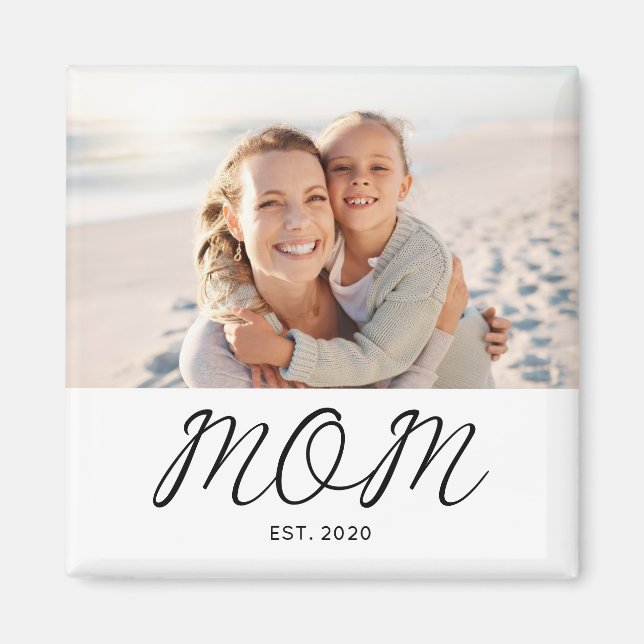 Mama hat Foto-Geschenk etabliert Magnet (Vorne)