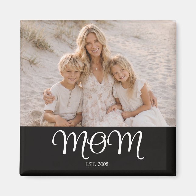 Mama hat Foto-Geschenk etabliert Magnet (Vorne)