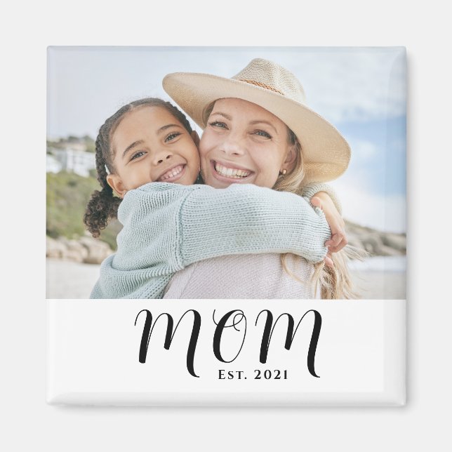 Mama hat Foto-Geschenk etabliert Magnet (Vorne)
