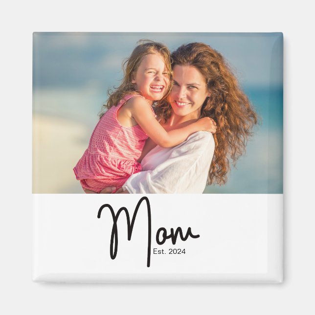 Mama hat Foto-Geschenk etabliert Magnet (Vorne)