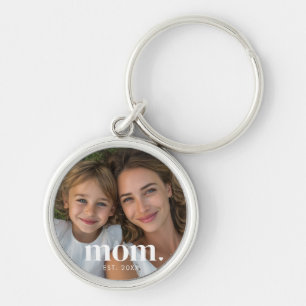Mama hat Foto-Geschenk etabliert Schlüsselanhänger