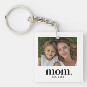 Mama hat Foto-Geschenk etabliert Schlüsselanhänger
