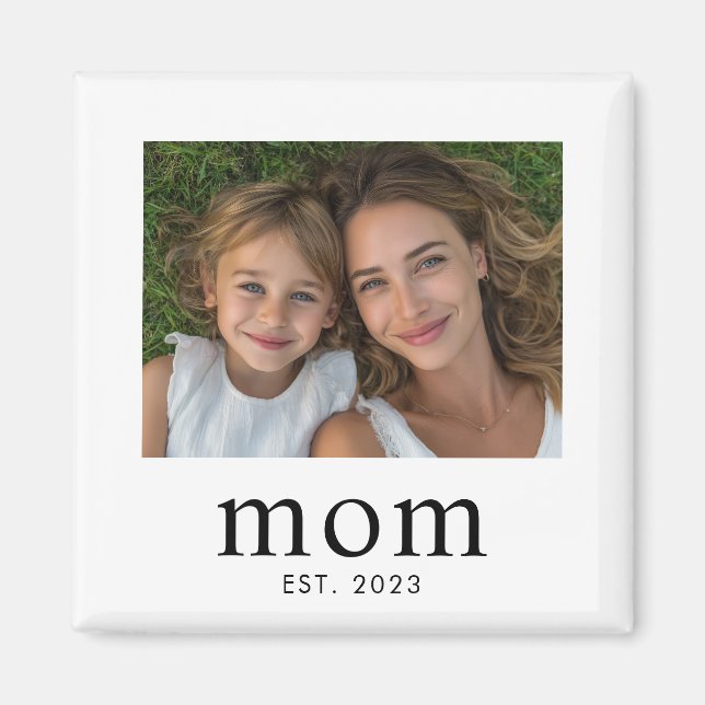 Mama hat Foto-Geschenk gegründet  Magnet (Vorne)