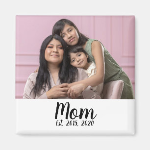 Mama hat Foto-Geschenkmagnet eingerichtet Magnet