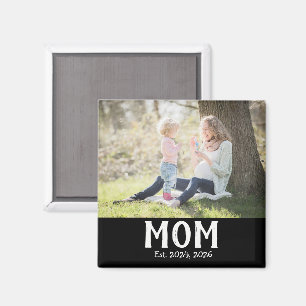 Mama hat Foto-Geschenkmagnet eingerichtet Magnet