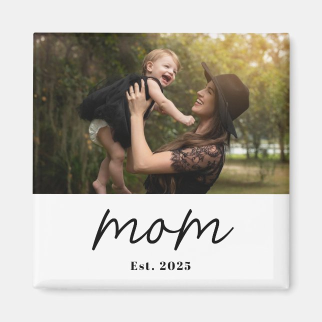 Mama hat Foto-Geschenkmagnet eingerichtet Magnet (Vorne)