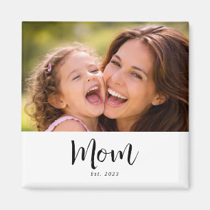 Mama hat Foto-Geschenkmagnet eingerichtet Magnet