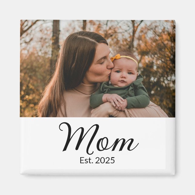 Mama hat Foto-Geschenkmagnet eingerichtet Magnet (Vorne)