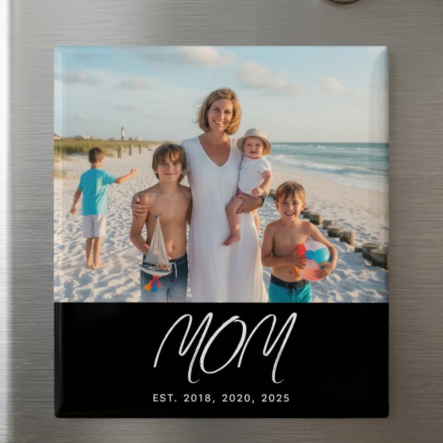 Mama hat Foto zum Muttertag Kühlschrank Magnet (Von Creator hochgeladen)