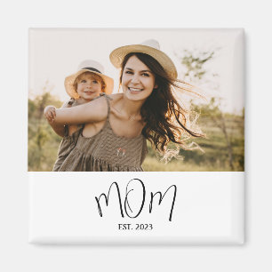 Mama hat Geschenk mit Foto eingerichtet Magnet