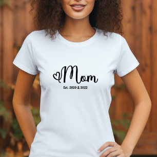 Mama hat Herz neu Mama-Geschenk T-Shirt