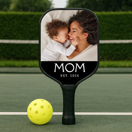 Mama hat lustige Typografie-Fotos gemacht Pickleball Schläger