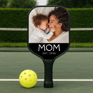 Mama hat lustige Typografie-Fotos gemacht Pickleball Schläger