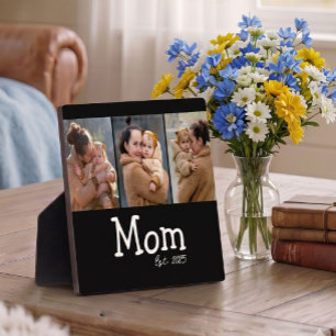 Mama hat lustigen fetten Text 3 Foto Schwarz einge Fotoplatte