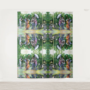 Mama hat mich nie vor Tuba-Spielern gewarnt Wandteppich