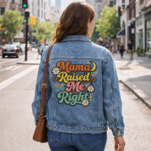 Mama hat mich richtig erzogen – Retro Groovy Typog