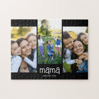 Mama hat Modern 3 Foto eingerichtet Puzzle