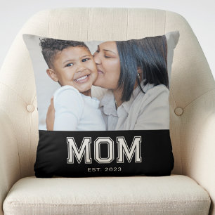 Mama hat modernen mutigen Foto-Wurf etabliert Kissen
