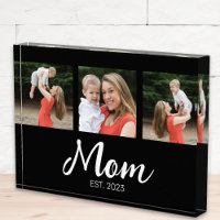 Mama hat modernes fettes Skript Schwarz 3 Foto ein