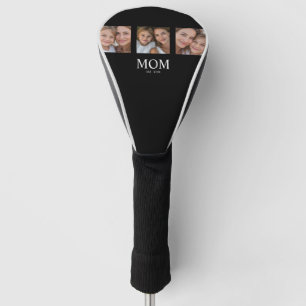 Mama hat modernes fettes Skript Schwarz 3 Foto ein Golf Headcover