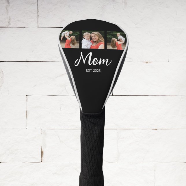 Mama hat modernes fettes Skript Schwarz 3 Foto ein Golf Headcover (Von Creator hochgeladen)