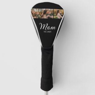 Mama hat modernes fettes Skript Schwarz 3 Foto ein Golf Headcover