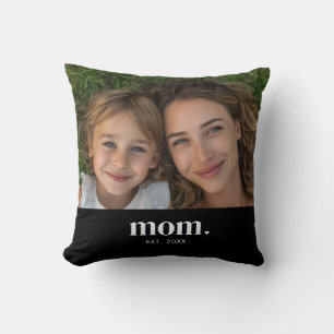 Mama hat modernes minimalist Foto eingerichtet Kissen