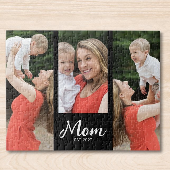 Mama hat modernes Skript 3 Foto eingerichtet  Puzzle (Von Creator hochgeladen)