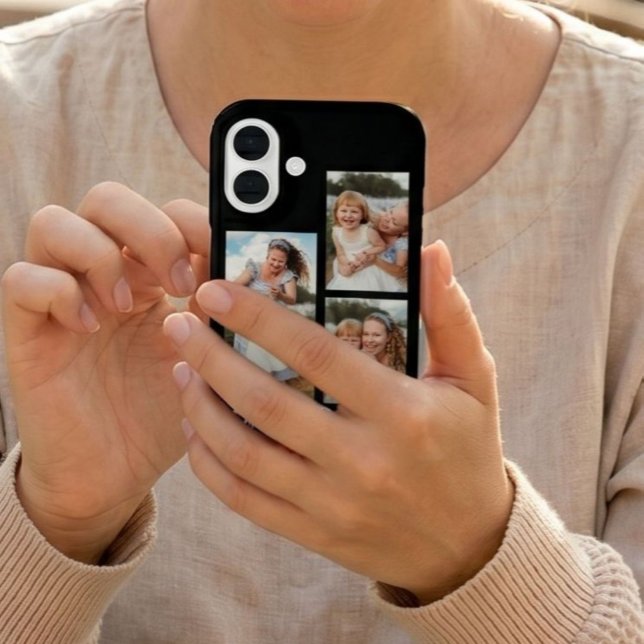 Mama hat modernes Skript Schwarz 3 Foto Case-Mate iPhone Hülle (Von Creator hochgeladen)