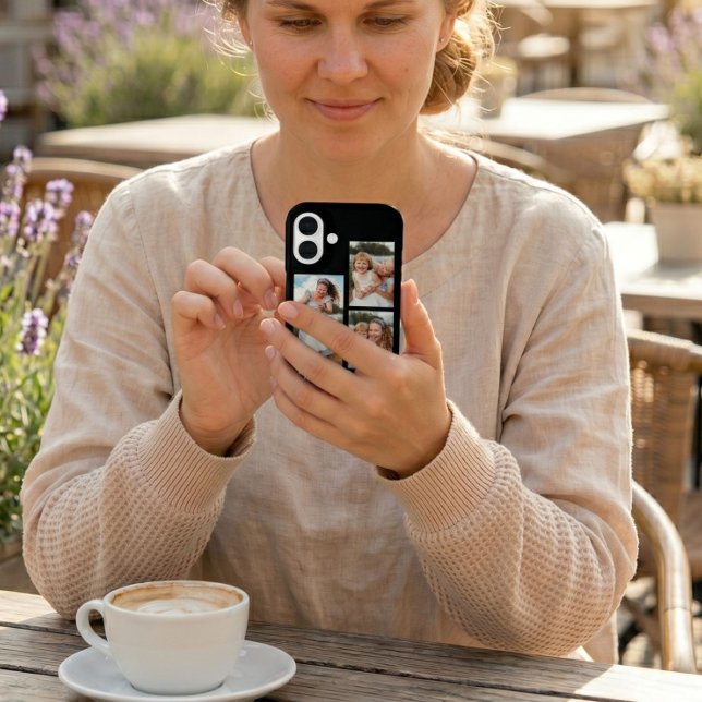 Mama hat modernes Skript Schwarz 3 Foto Case-Mate iPhone Hülle (Von Creator hochgeladen)