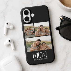 Mama hat modernes Skript Schwarz 3 Foto eingericht iPhone 16 Hülle