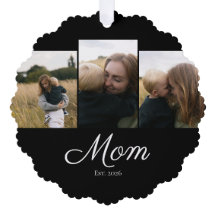 Mama hat modernes Skript Schwarz 3 Foto eingericht
