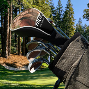 Mama hat modernes Skriptfoto eingerichtet Golf Headcover